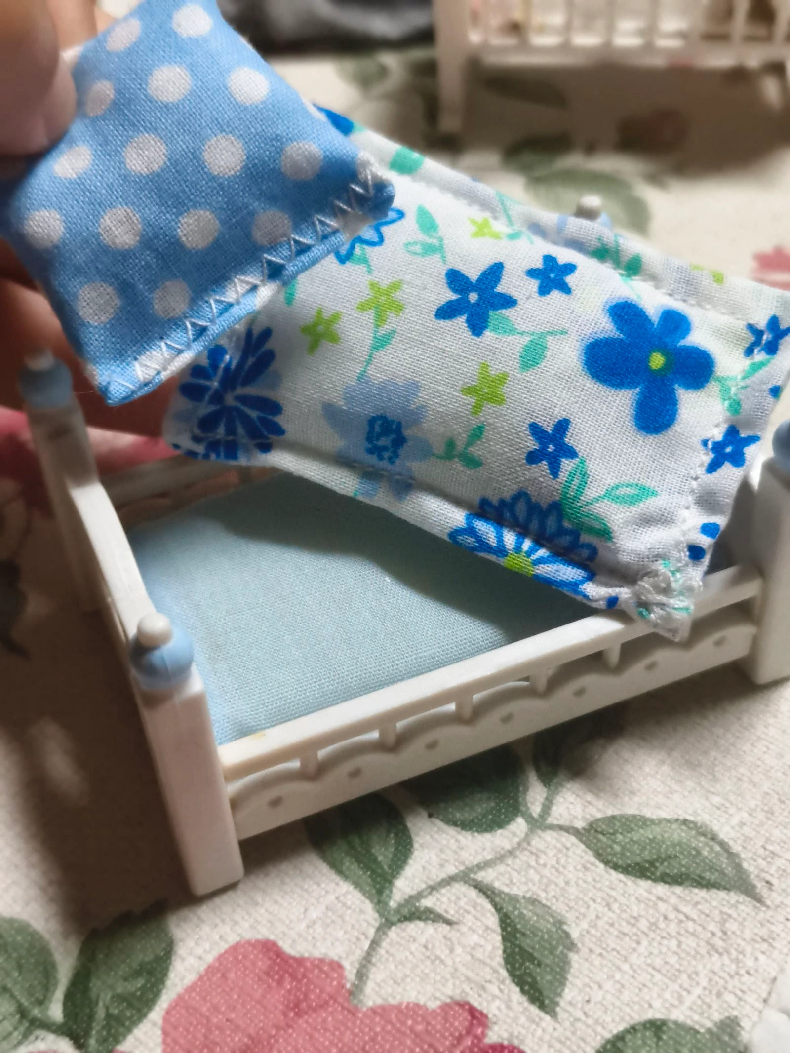 Cama para bebés Sylvanian azul  – photo 2